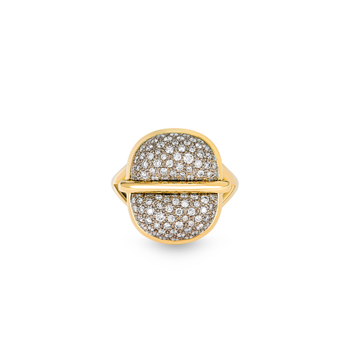 [Amrita Small Round Ring In Full Diamonds#7994] Amrita Small Round Ring In Full Diamonds