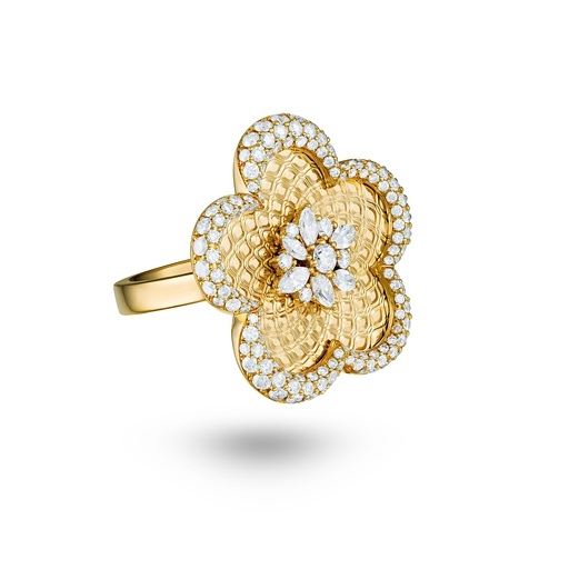 [R070AYG-MR#8194] Flower Of Life Rings