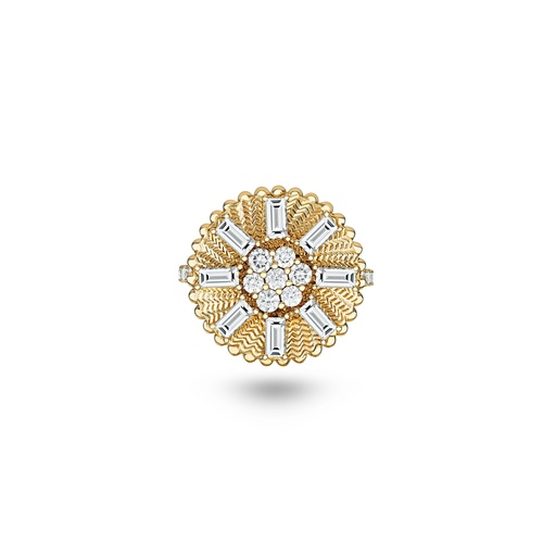 [R051AYG-MR48#8258] Alcyone Diamond Ring