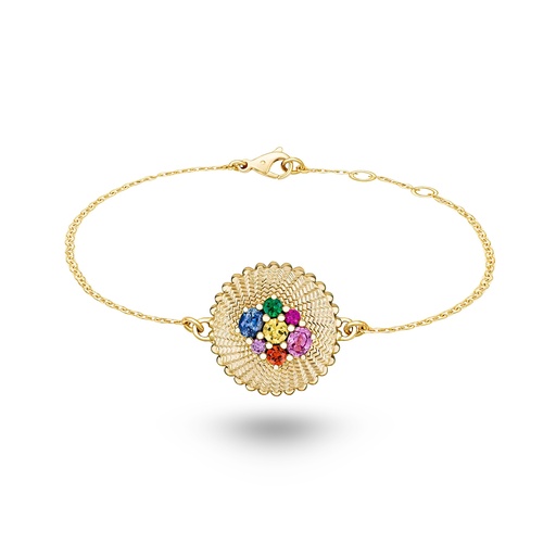 [AB007BMSYG-MR#8264] Seven Sisters Rainbow Bracelet