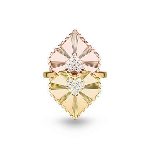 [Double Heart Ring#8308] Double Heart Ring