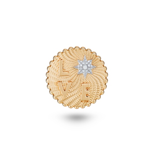 [R042BYWG-MR48#8311] Love Frequency Star Diamond Ring