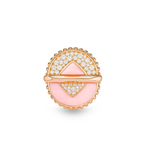 [Vice Versa Ring In Pink Opal#8375] Vice Versa Ring In Pink Opal