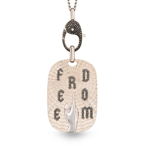 [P057ABWG/CHSV#8470] Large Freedom Necklace