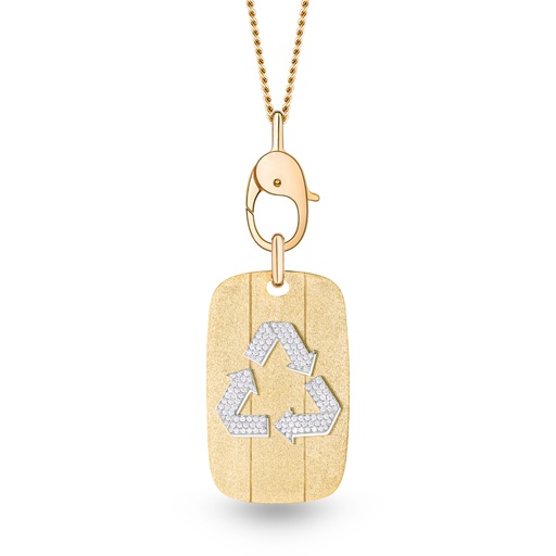 [P059AYWG-MR/CH017#8474] Recycle Necklace