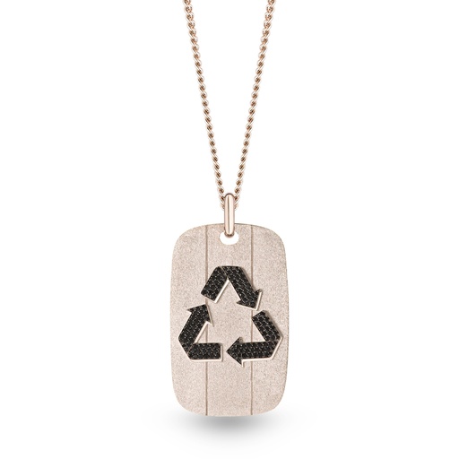 [P059BWG-MR/CH017WG70#8475] Recycle Necklace