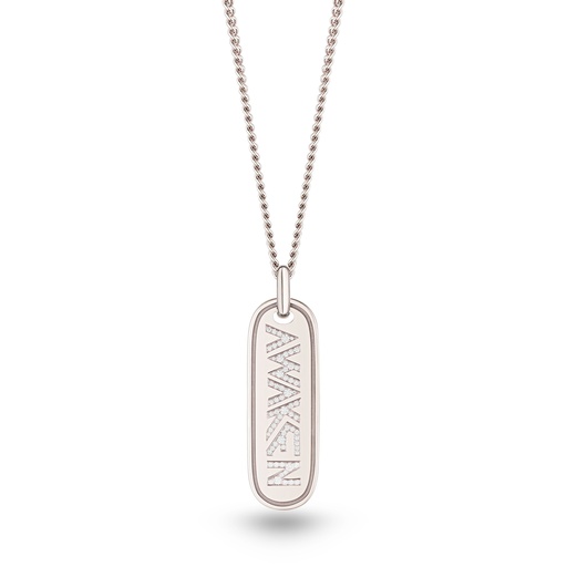 [P049CWG-MR/CH#8492] Small Diamond Awaken Necklace