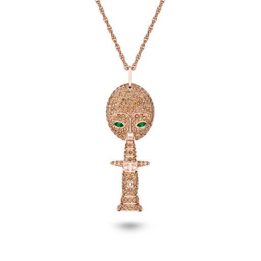 [P055APG-MR/CH#8502] Mother Moon Goddess Necklace