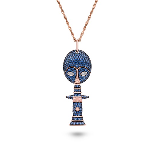 [P055BPG-MR/CH#8503] Mother Moon Goddess Necklace