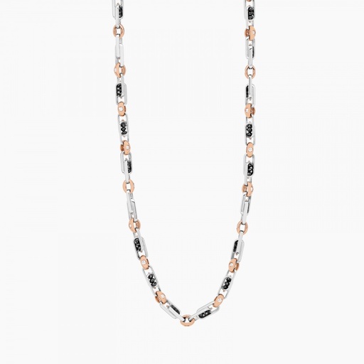 [EC890#9076] Zancan White Gold Necklace With Diamonds