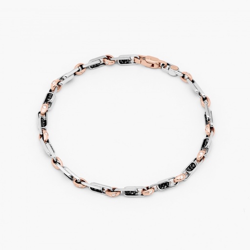 [EB927BR#9079] Zancan White Gold Bracelet With Diamonds