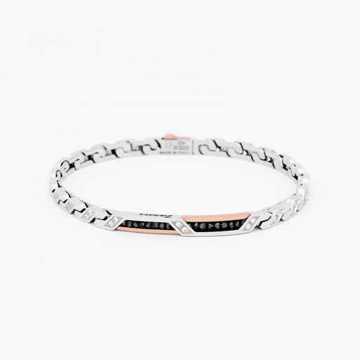 [EB926BR#9086] Zancan White Gold Bracelet With Diamonds