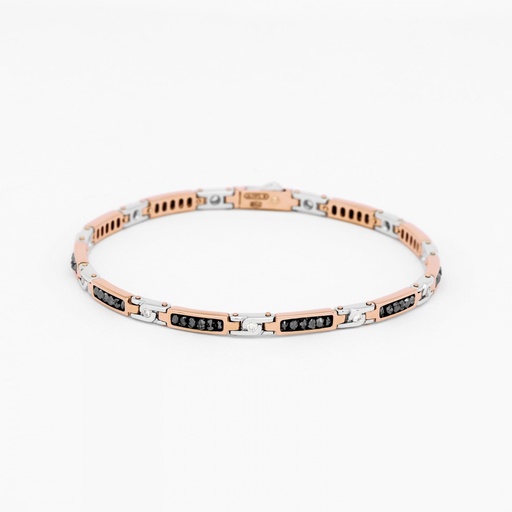 [EB925RB#9092] Zancan Rose Gold Bracelet With Diamonds