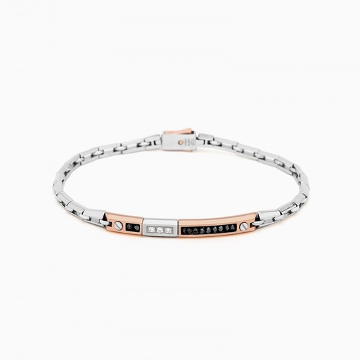 [EB559-RB#9102] Zancan White Gold Bracelet With Diamonds