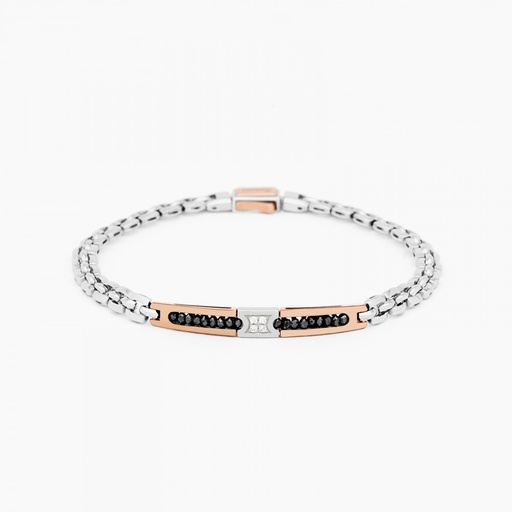 [EB561-RB#9139] Zancan White Gold Bracelet With Diamonds