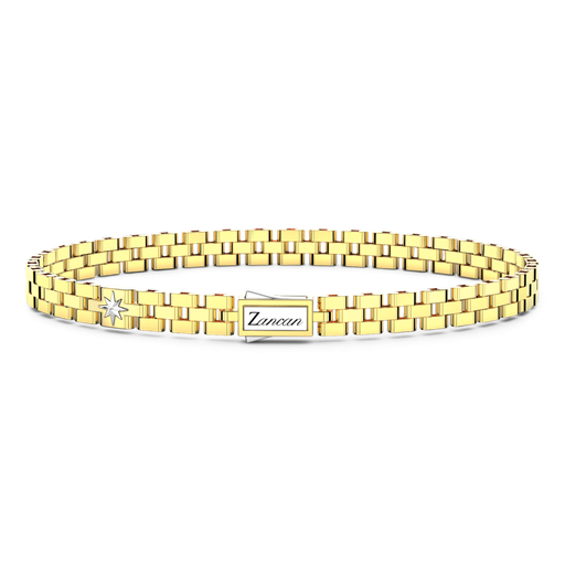 [UB016#9287] Zancan Link-Only Bracelet In 18Kt Gold