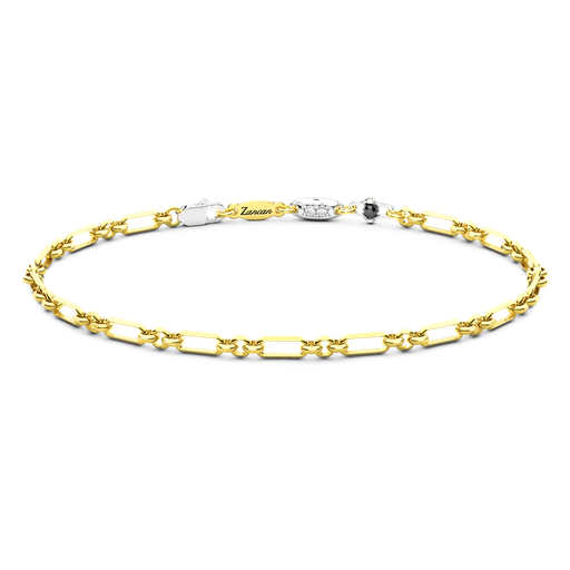 [UB004#9291] Zancan Link-Only Bracelet In 18Kt Gold
