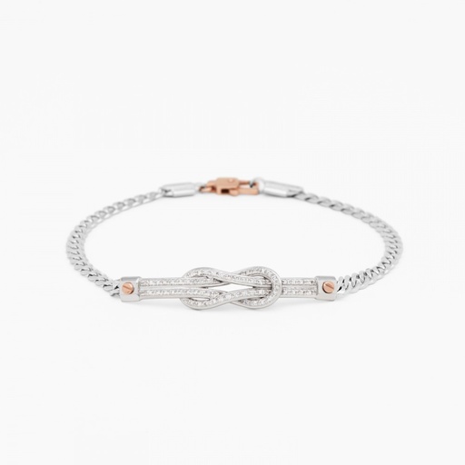 [EB687BR#9299] Zancan White Gold Bracelet With Diamonds