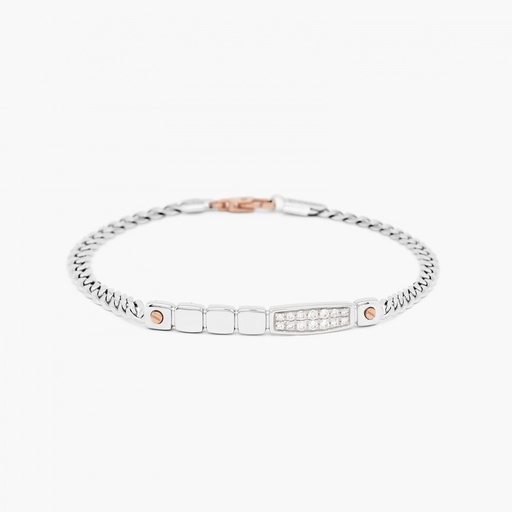 [EB665BR#9304] Zancan White Gold Bracelet With Diamonds