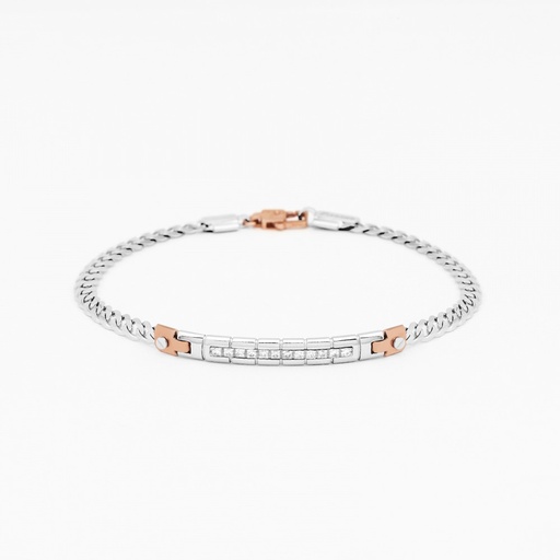 [EB673BR#9313] Zancan White Gold Bracelet With Diamonds