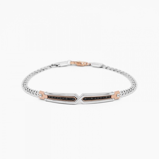 [EB672BR#9316] Zancan White Gold Bracelet With Diamonds