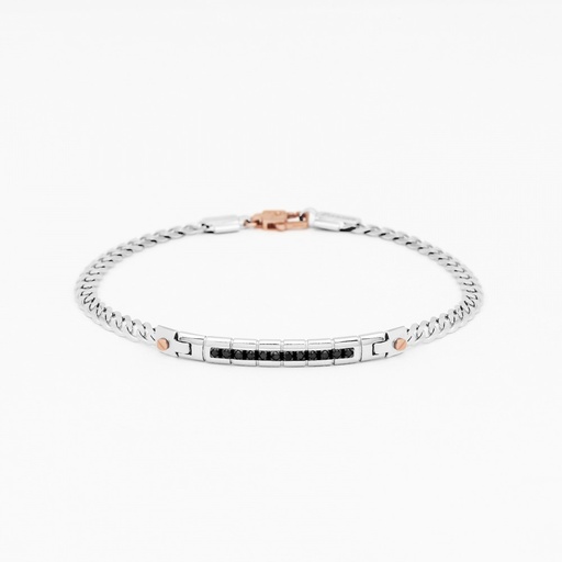 [EB674BR#9318] Zancan White Gold Bracelet With Diamonds