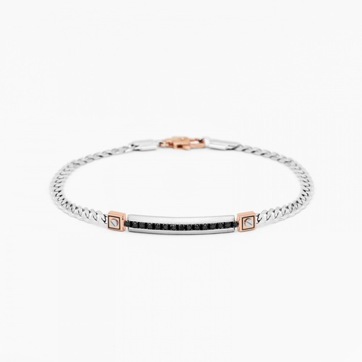 [EB676BR#9322] Zancan yellow gold bracelet with diamonds.