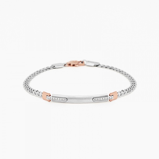 [EB677BR#9324] Zancan White Gold Bracelet With Diamonds