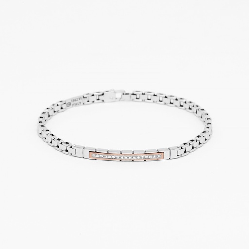 [EB821B#9374] Zancan white gold bracelet with diamonds.