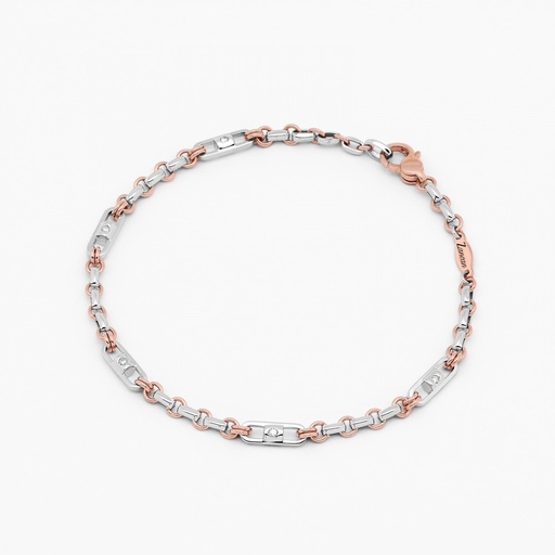 [EB892BR#9389] Zancan white gold bracelet with diamonds.
