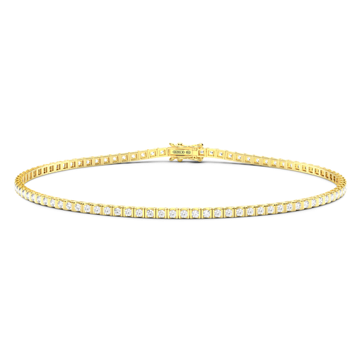 [ETU14G-115#9417] Zancan Tennis Bracelet In 18K Gold And Diamonds