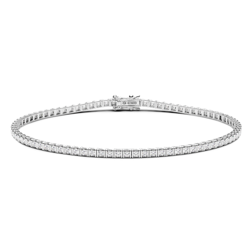 [ETU14B-165#9418] Zancan Tennis Bracelet In 18K Gold And Diamonds