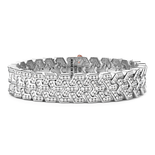 [EB963B#9497] Zancan Bracelet In 18Kt Gold And Diamonds