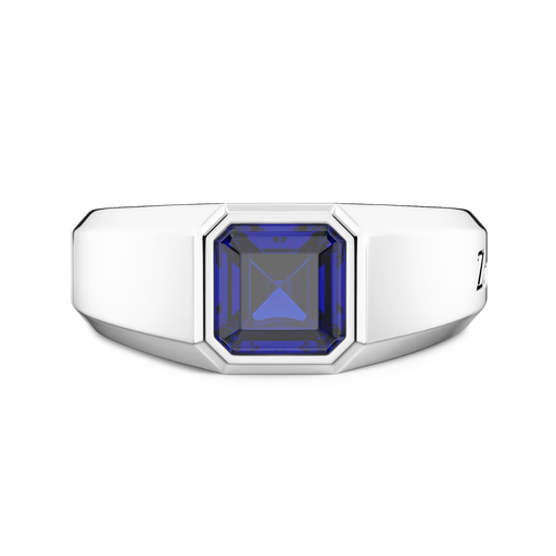 [UA023B#9502] Zancan Ring In 18Kt Gold With Blue Sapphire