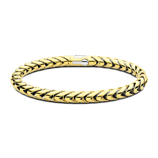 [KB049#9552] Zancan Bracelet In 18K Gold And Black Ceramic