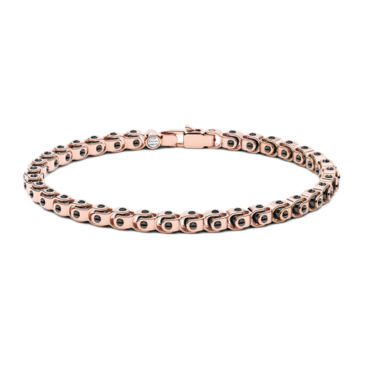 [KB045R-N#9553] Zancan Bracelet In 18K Gold And Black Ceramic