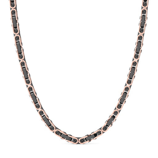 [KC058R-N#9564] Zancan Necklace In 18Kt Gold And Black Ceramic
