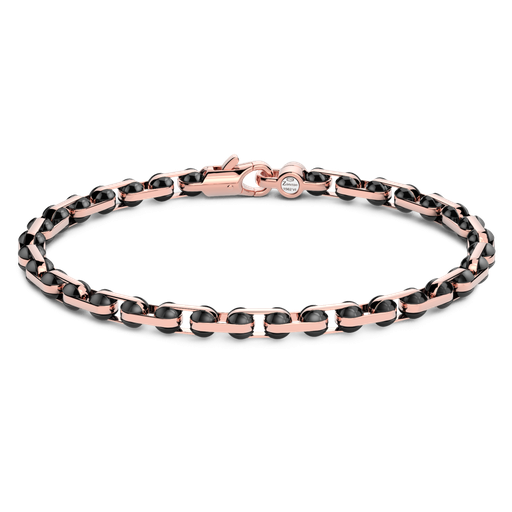 [KB054R-N#9569] Zancan Bracelet In 18K Gold And Black Ceramic