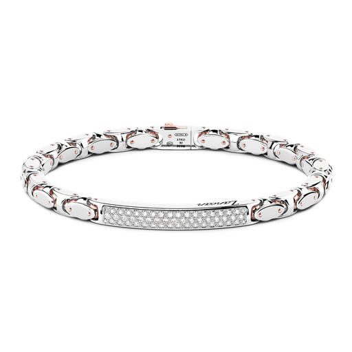 [UB040BR#9657] Zancan Bracelet In 18Kt Gold And Diamonds
