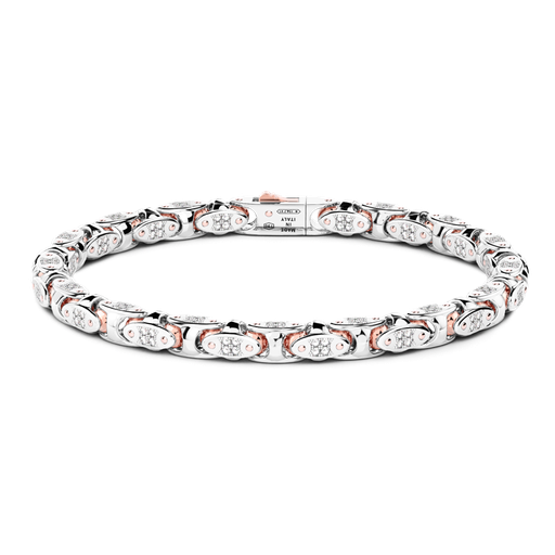 [UB041BR#9658] Zancan Bracelet In 18Kt Gold And Diamonds